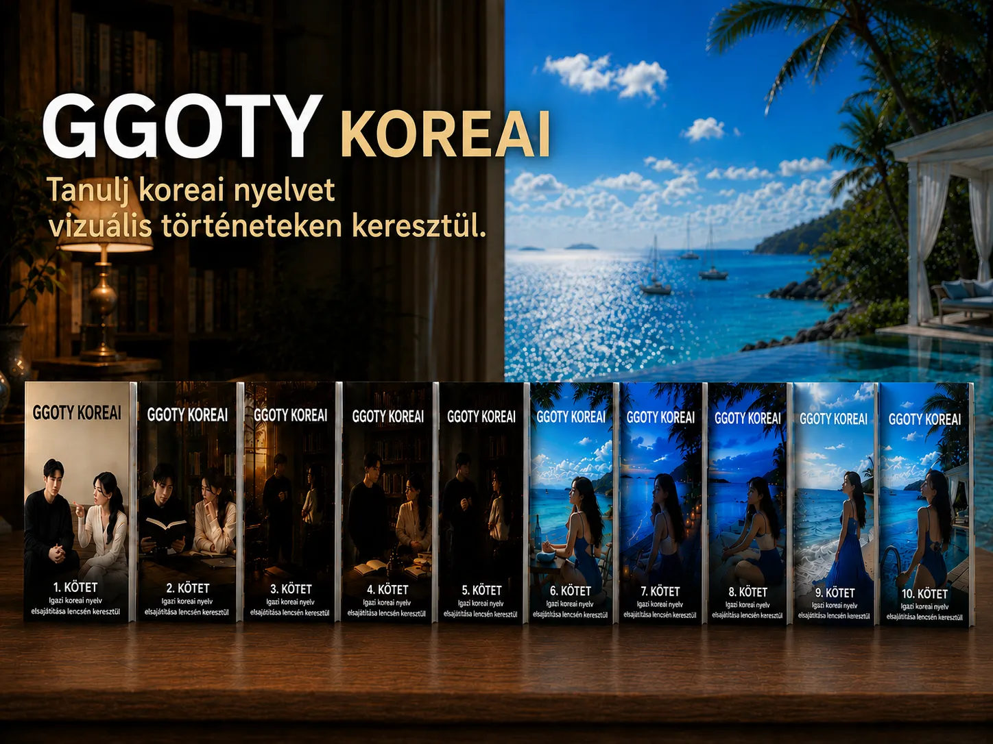 GGOTY vizuális koreai szókincs könyv sorozat