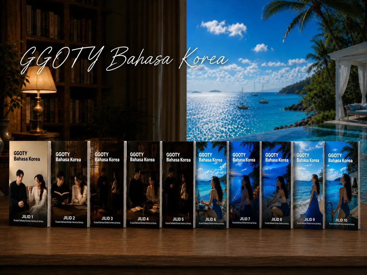 Siri buku kosa kata visual Korea GGOTY