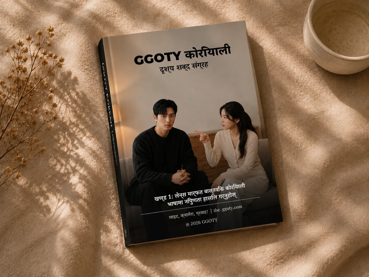 GGOTY भिजुअल कोरियाली शब्दावली पुस्तक