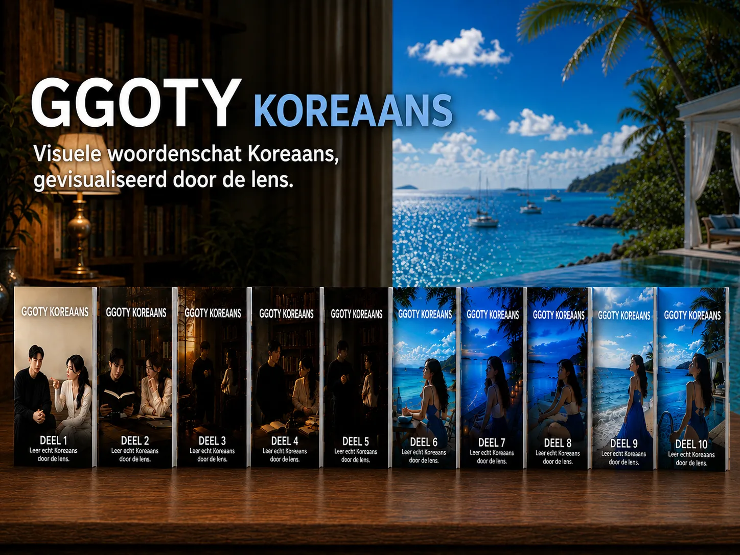 Visuele Koreaanse woordenschatboekenreeks van GGOTY
