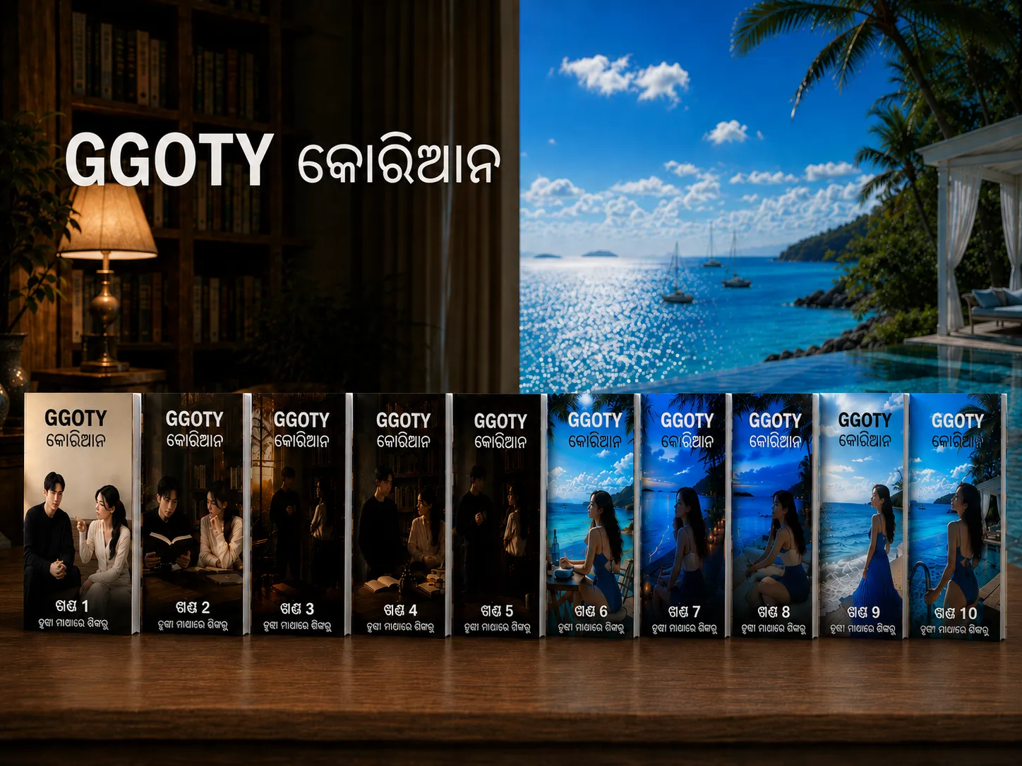 GGOTY ଭିଜୁଆଲ୍ କୋରିଆନ୍ ଶବ୍ଦଭଣ୍ଡାର ପୁସ୍ତକ ଶୃଙ୍ଖଳ