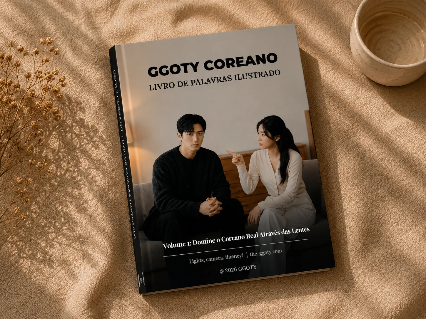 Livro de vocabulário visual coreano da GGOTY