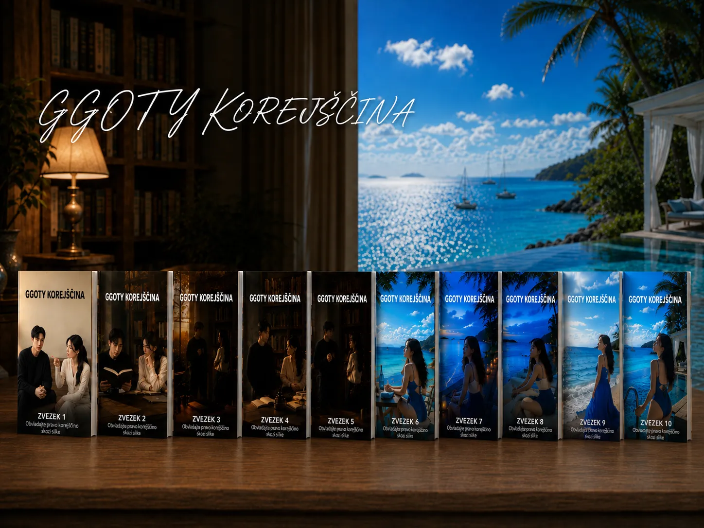 Zbirka vizualnih korejskih slovarčkov GGOTY