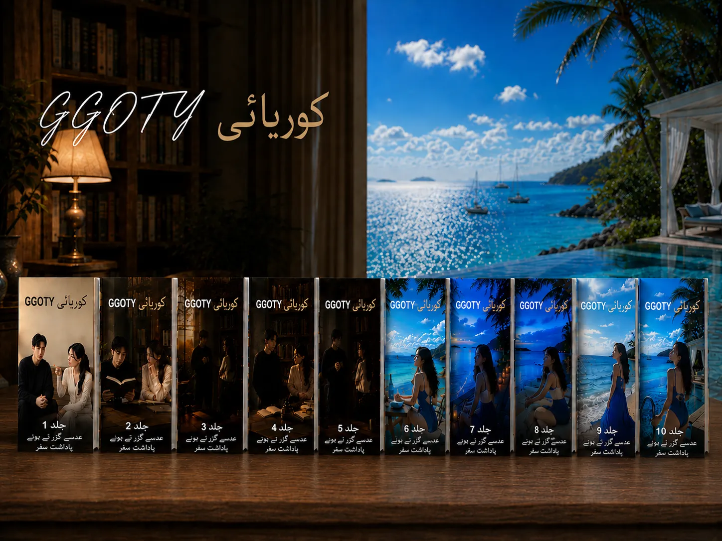 GGOTY بصری کورین ذخیرہ الفاظ کی کتاب سیریز